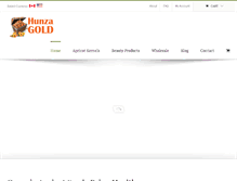 Tablet Screenshot of hunzagold.com